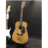 Image 2 : 3 GUITARS: MANN 12 STRING ACOUSTIC GUITAR, SQUIER STRAT, AND EPIPHONE AJ 15 ACOUSTIC GUITAR WITH