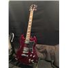 Image 2 : 3 GUITARS: EPIPHONE P-BASS STYLE BASS GUITAR WITH SOFT SHELL CASE, BARRACUDA SG STYLE GUITAR WITH