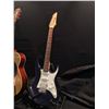 Image 2 : 3 GUITARS: GOYA MODEL M50 ACOUSTIC GUITAR, IBANEZ STRAT STYLE ELECTRIC GUITAR WITH SOFT SHELL CASE,