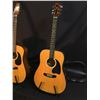 Image 2 : 3 GUITARS: YAMAHA ETERNA EF-31 ACOUSTIC GUITAR WITH HARD SHELL CASE, VANTAGE ACOUSTIC GUITAR, AND
