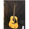 Image 2 : 3 GUITARS: EPIPHONE MODEL AJ-10 ACOUSTIC GUITAR WITH SOFT SHELL CASE, WASHBURN MODEL D10MTBL