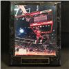 Image 1 : MICHAEL JORDAN AUTOGRAPHED "AIR JORDAN" PLAQUE WITH PICTURE, WITH CERTIFICATE OF AUTHENTICITY