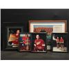 Image 1 : 5 PIECES: STEVE YZERMAN AUTOGRAPHED PICTURED HOLDING CONN SMYTHE TROPHY, MAURICE RICHARD