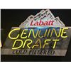 Image 2 : VANCOUVER CANUCKS JUMBOTRON HANGING LIGHT FIXTURE, AND LABATT GENUINE DRAFT NEON SIGN
