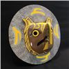 Image 2 : HAND CARVED AND PAINTED "KWAKIUTL HAWK N' MOON" MASK BY DAVID JACOBSON HUNT, FROM FORT RUPERT,