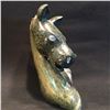 Image 2 : HAND CARVED HORSE SCULPTURE BY LESLIE HAMPTON, 11'' H