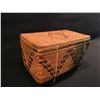 Image 2 : B.C. FIRST NATIONS HAND WOVEN BASKET, 9'' H X 16.5'' W X 10.5'' D