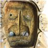 Image 8 : VERY OLD, VERY LARGE HAND PAINTED AND CARVED SUN MASK, 7' 8'' TALL