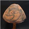 Image 2 : B.C. HAIDA FIRST NATIONS HAND WOVEN AND PAINTED HAT, ON STAND, C. 1880