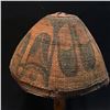 Image 3 : B.C. HAIDA FIRST NATIONS HAND WOVEN AND PAINTED HAT, ON STAND, C. 1880