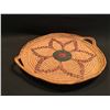 Image 3 : B.C. FIRST NATIONS HAND WOVEN TRAY WITH LID, 16'' W