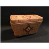 Image 1 : B.C. NATIVE STYLE TRADITIONAL HAND WOVEN BASKET, 12.5'' WIDE