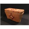 Image 2 : B.C. NATIVE STYLE TRADITIONAL HAND WOVEN BASKET, 12.5'' WIDE
