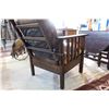 Image 2 : ANTIQUE OAK MORRIS CHAIR