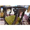 Image 2 : 3 PIECE ANTIQUE LIONS HEAD SETTEE SET - LOVE SEAT, CHAIR AND ROCKER