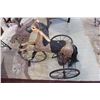 Image 1 : CARVED HORSE TRICYCLE.