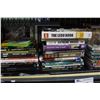 Image 2 : SHELF LOT OF GRAPHIC NOVELS AND POOL CUE