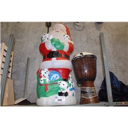 SANTA CLAUS LIGHT UP AND BONGO DRUM