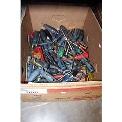 BOX OF SCREW DRIVERS