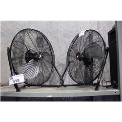 PAIR OF FANS