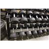 Image 2 : LARGE LOT OF DUMBBELLS ON WEIGHT RACK