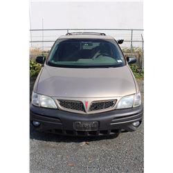 2003 PONTIAC MONTANA, 4 DOOR STATION WAGON, BROWN, VIN #1GMDX03E83D206020