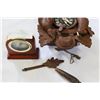 Image 2 : CUCKOO CLOCK AND SMALL CLOCK