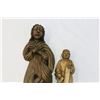 Image 2 : TWO CARVED WOOD FIGURES