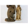 Image 3 : TWO CARVED WOOD FIGURES