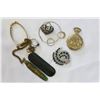 Image 2 : LOT OF POCKET WATCH AND OTHER JEWELLRY