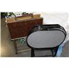 Image 1 : LOT OF TWO 4-PIECE TV TRAY SETS