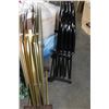 Image 2 : LOT OF TWO 4-PIECE TV TRAY SETS