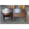 Image 2 : 3-PIECE WALNUT COFFEE TABLE SET