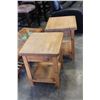 Image 3 : PAIR OF RUSTIC PINE ENDTABLES