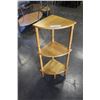 Image 1 : 3-TIER MAPLE CORNER SHELF