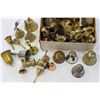 Image 2 : TRAY OF BRASS BELLS