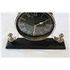 Image 3 : CHROME AND BLACK MANTLE CLOCK