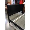 Image 2 : NEW KINGSIZE AVENZA BLACK MODERN SLEIGHBED, SOLID WOOD CONSTRUCTION, RETAIL $1499
