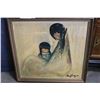 Image 2 : FRAMED DEGRAZIA PAINTING ON BOARD