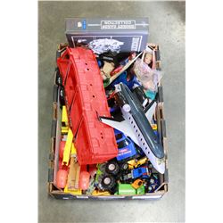 LOT OF TOY CARS AND BINDER