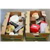 Image 1 : TWO BOXES OF KITECHEN ITEMS RECIPE BOXES ETC