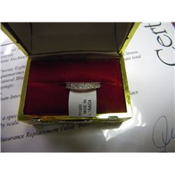 14K WHITE GOLD DIAMOND RING. INSURANCE VALUE $2250 (7)