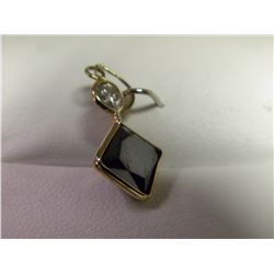 14K YELLOW GOLD BLACK DIAMOND (2.0CT)PENDANT, INSURANCE VALUE $3950 (6)