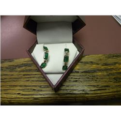 14K EMERALD & GOLD DIAMOND RING, INSURANCE VALUE $1499 (29)