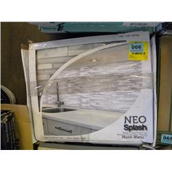 2 BOXES OF WHITE AND GREY NEO SPLASH MARBLE AND GLASS FUSION TILE 6 SQ.FT.