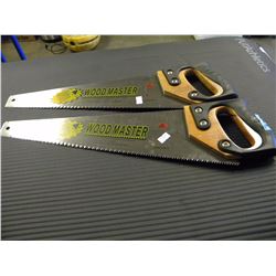 2 NEW WOODMASTER HAND SAWS