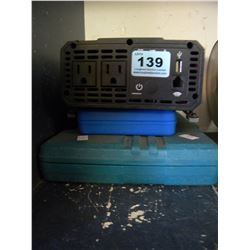 POWER INVERTER/DRIVER BIT KIT/DRILL BIT CASE