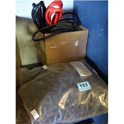 BAG OF RUBBER PLUGS AND WIRE
