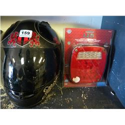 MOTORCYCLE HELMET/NEW BRAKELIGHT