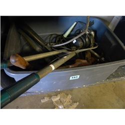 TOTE OF MISC TOOLS